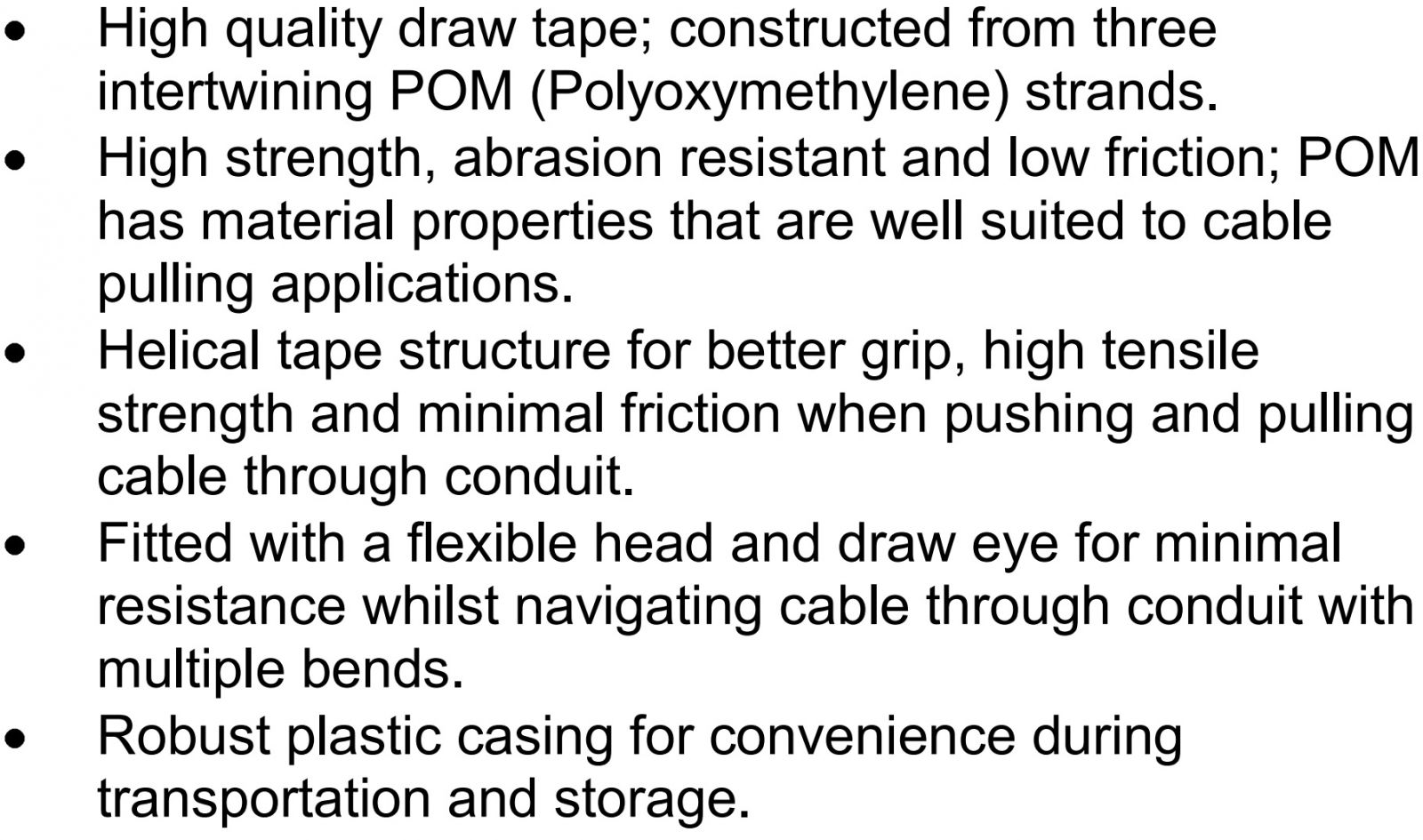 חוט משיכה POM השחלה לכבלים CK TOOLS - 495056